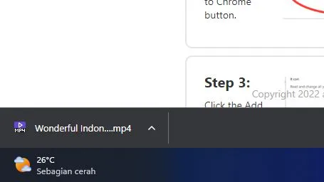 video youtube terdownload