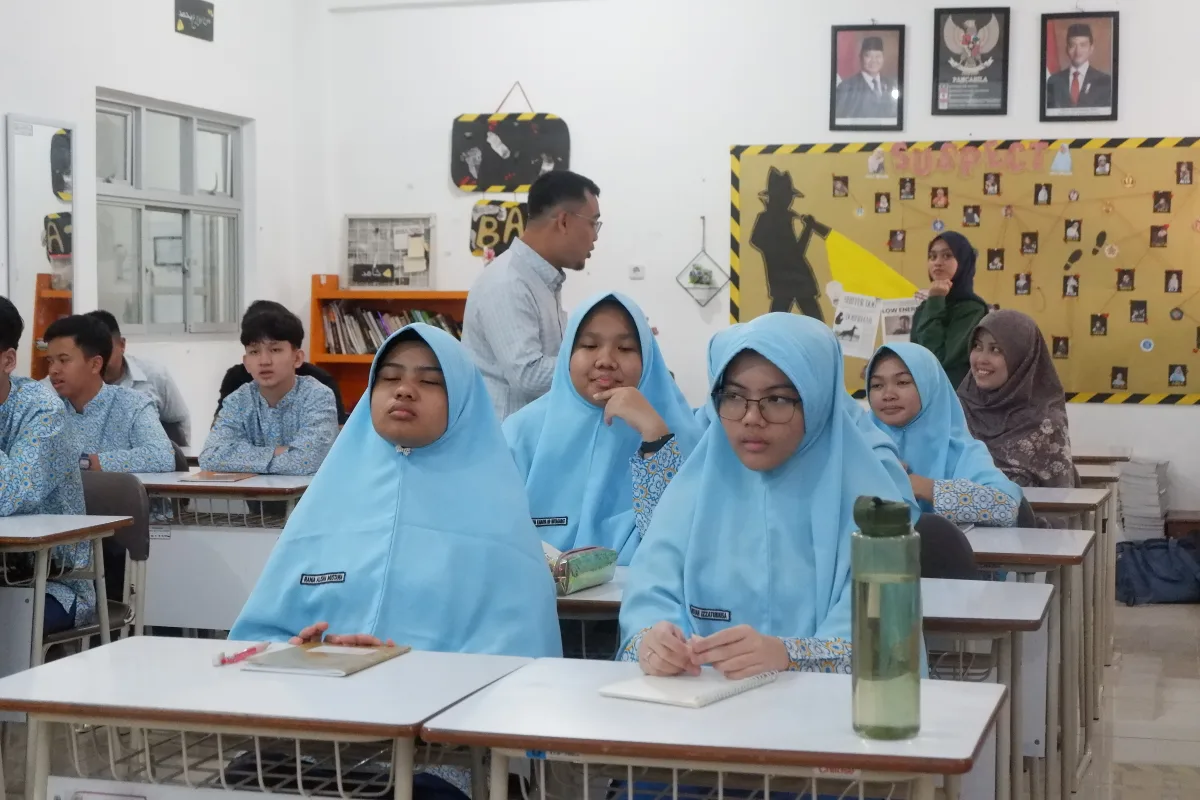 Suasana interaktif kelas sekolah dasar dengan pendekatan pembelajaran berdiferensiasi